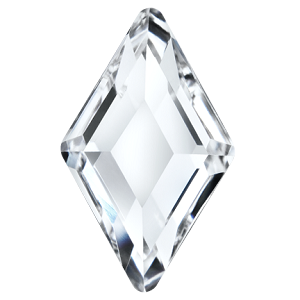 Precisoa Hot Fix Solitaire MAXIMA Flatback Rhinestones 2885 6.5x4mm Crystal (360 Pieces)