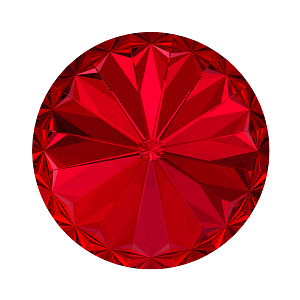 Swarovski 1122 Rivoli SS39 Scarlet 