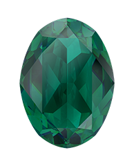 Swarovski 4120 Oval Fancy Stone 18x13mm Emerald (Unfoiled) Ignite