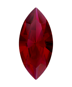 Swarovski 4228 Xilion Navette Fancy Stone 8x4mm Scarlet (Unfoiled) Ignite (360 Pieces) +
