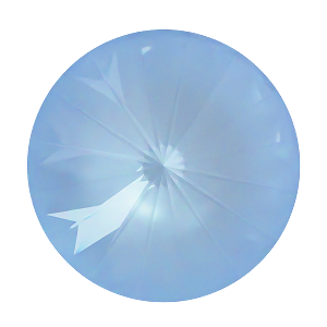 Swarovski 1122 Rivoli 12mm Crystal Sky Ignite (LacquerPro)