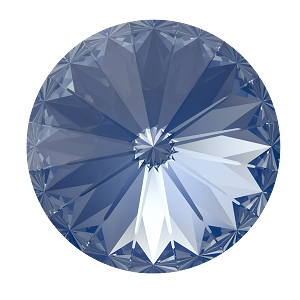 Swarovski 1122 Rivoli 12mm Crystal Blue Muse Lux (LacquerPro) 