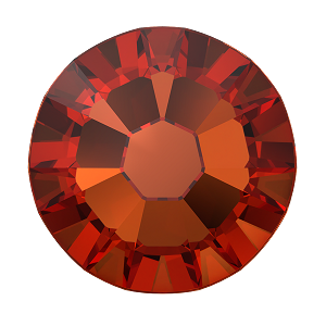 Swarovski 2058 Xilion Flatback Rhinestones SS 7 Persian Red (TCF) 