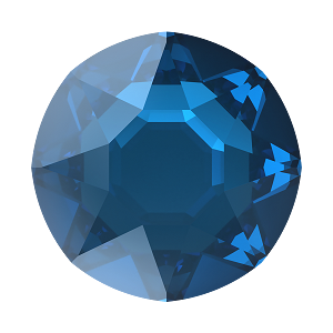 Swarovski 2078 Hot Fix Xirius Flatback Rhinestones SS16 Capri Blue Nightfall (1,440 Pieces)