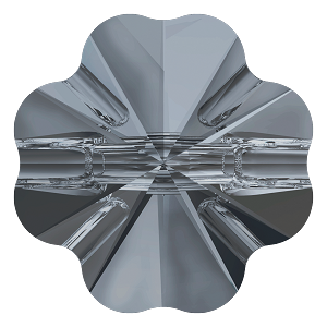 Swarovski 3011 Clover Button 10mm Crystal Silver Night Unfoiled (144 Pieces)