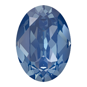 Swarovski 4120 Oval Fancy Stone 18x13mm Crystal Blue Muse Lux (LacquerPro) 