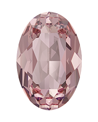 Swarovski 4120 Oval Fancy Stone 6x4mm Light Rose (Unfoiled) Ignite +