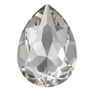 Swarovski 4320 Pear Fancy Stone 6x4mm Crystal (Unfoiled) Ignite