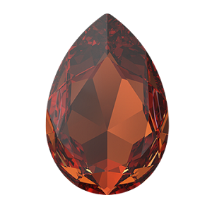Swarovski 4327 Pear Fancy Stone 30x20mm Persian Red (TCF) (24 Pieces)