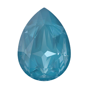 Swarovski 4390 Mirage Pear Fancy Stone 10x7mm Crystal Teal Ignite (LacquerPro) (144 Pieces)