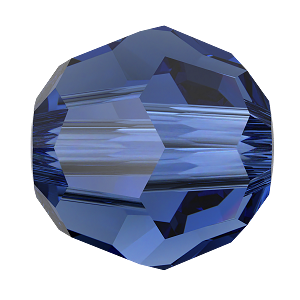 Swarovski 5000 Round Bead 4mm ReCreated Dark Sapphire 
