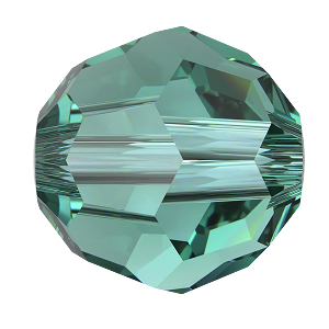 Swarovski 5000 Round Bead 4mm ReCreated Caribbean Green 