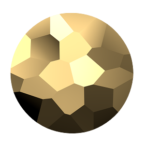 Swarovski 5034 Fantasy Round Bead 8mm Crystal Aurum