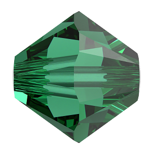 Swarovski 5328 Bicone Bead 3mm Majestic Green 