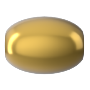 Swarovski 5824 Crystal Rice Pearl 4mm Royal Gold (500 Pieces)