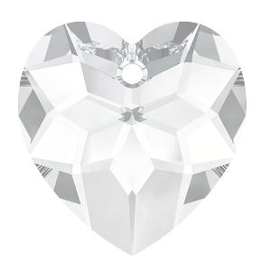 Swarovski 6215 Fancy Heart Pendant 18mm Crystal (72 Pieces)