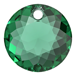 Swarovski 6430 Classic Cut Pendant 10mm Majestic Green 