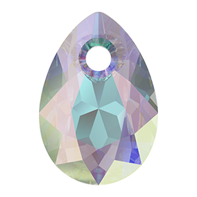 Swarovski 6433 Pear Cut Pendant 16mm Crystal AB
