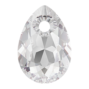Swarovski 6433 Pear Cut Pendant 16mm Crystal
