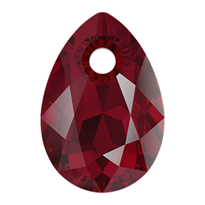 Swarovski 6433 Pear Cut Pendant 11.5mm Siam