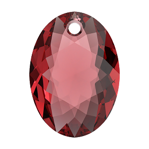 Swarovski 6438 Elliptic Cut Pendants 9mm Scarlet 