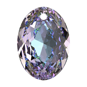 Swarovski 6438 Elliptic Cut Pendants 9mm Crystal Vitrail Light (Protective Layer) 